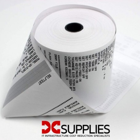 3 1/8 x 230 3 1/8 x 230 thermal paper rolls End of rolling Paper Indicator Stripe Each receipt paper 50gsm/50 rolls (3 1/8 x 230 thermal paper rolls)