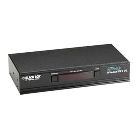 Black Box KV2004A ServSwitch Wizard DVI Dual Link USB 4-Port KVM Switch (KV2004A)