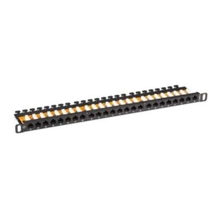 Black Box JPM5E24A-HU Spacegain CAT5E Half U Patch Panel, 24 P (JPM5E24A-HU)