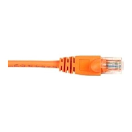 Black Box CAT6PC-006-OR 6FT CAT6 Orange Molded Boot Stranded Patch Cable Value Line (CAT6PC-006-OR)