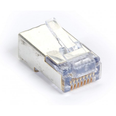 Black Box C5EEZSP-25PAK Shielded CAT5E EZ-RJ45 Modular Plugs (C5EEZSP-25PAK)