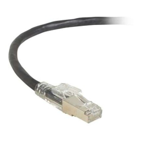 Black Box C6APC80S-BK-03 GigaTrue 3 patch cable - TAA Compliant - 3 ft - black (C6APC80S-BK-03)