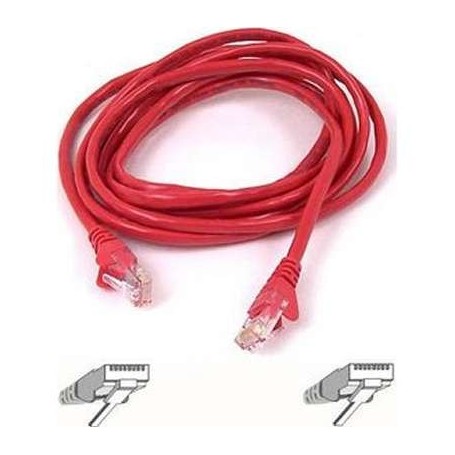 Belkin A3X126-10-RED RJ45 CAT 5e UTP Crossover Cable 10-Ft Red (A3X126-10-RED)