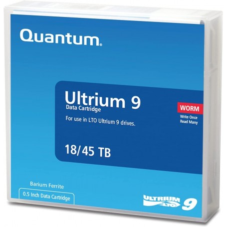 Quantum MR-L9MQN-02 Data Cartridge, LTO Ultrium 9 (LTO-9), Pre-Labeled (MR-L9MQN-02)