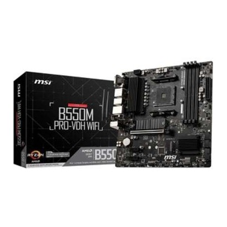 MSI B550MPROVCWIFI PRO B550M-VC WIFI AM4 M-ATX Motherboard (B550MPROVCWIFI)