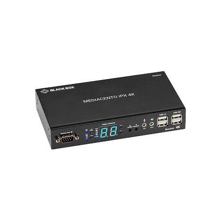 Black Box VX-HDMI-4KIP-RX MediaCento IPX 4K Receiver - Video/Audio Extender (VX-HDMI-4KIP-RX)