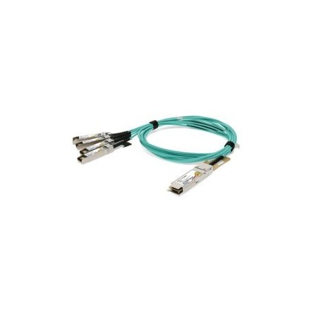 Axiom 10442-AX Upgrades 100GBASE-AOC QSFP28 to 4 SFP28 Active Optical Breakout Cable (10442-AX)
