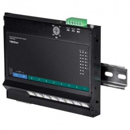 TRENDnet TI-PG102F 10-Port Industrial Gigabit PoE switch (TI-PG102F)