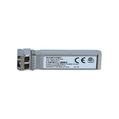 Fortinet FN-TRAN-SFP+SR-TAA SFP+Transceiver Module 10GbE TAA Compliant (FN-TRAN-SFP+SR-TAA)