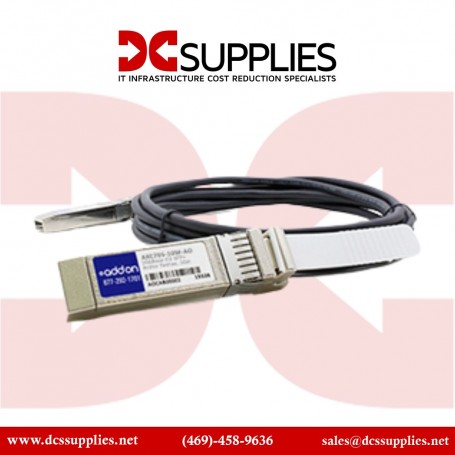 AddOn AXC765-10M-AO 10GBase-CU Direct Attach Copper Cable – 10m SFP+ Twinax, Passive DAC, Compatible with Dell (AXC765-10M-AO)