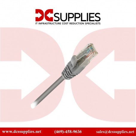 C2G 00639 2ft Cat6a Snagless Shielded Ethernet Patch Cable Gray (00639)