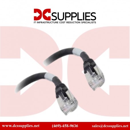 C2G 00716 12ft Cat6a Snagless Shielded Ethernet Patch Cable Black (00716)