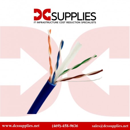 C2G C2G56048 1000ft (304.8m) Cat6a Bulk Unshielded (UTP) Ethernet Network Cable Blue (C2G56048)