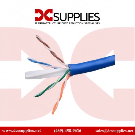 C2G C2G56048 1000ft (304.8m) Cat6a Bulk Unshielded (UTP) Ethernet Network Cable Blue (C2G56048)