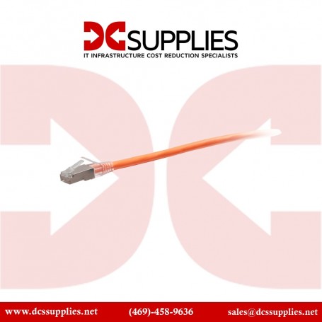C2G C2G43926 9ft Cat6a Snagless Shielded (STP) Network Cable Orange (C2G43926)