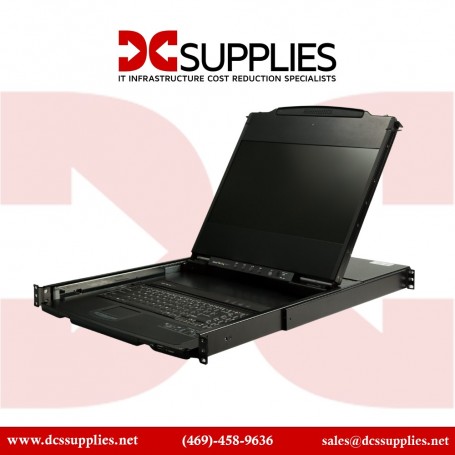StarTech RKCONS1716K 16 Port Rackmount KVM Console with Cables Switch with 17" LCD (RKCONS1716K)