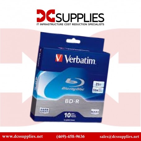 VERBATIM 97238 CORPORATION 10PK BD-R 25GB 6X SPINDLE BOX (97238)