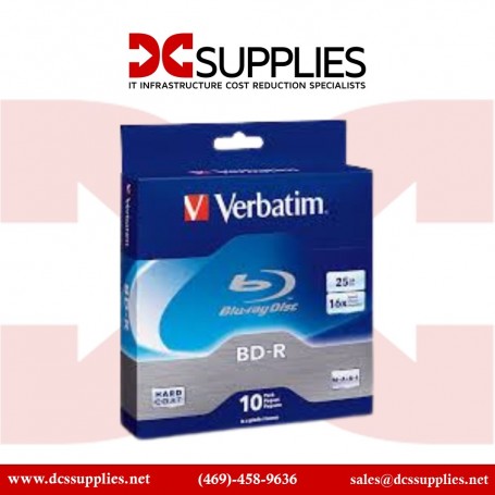 VERBATIM 97238 CORPORATION 10PK BD-R 25GB 6X SPINDLE BOX (97238)