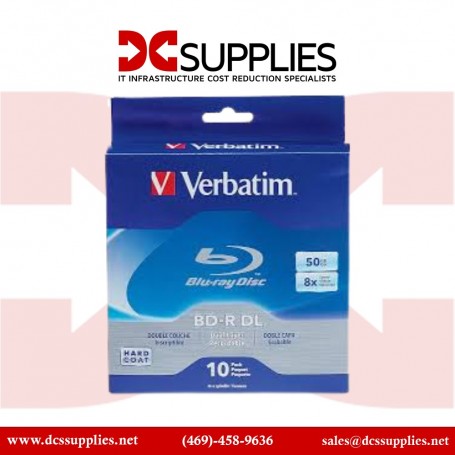 Verbatim 97335 50GB 6X BD-R DL 10 Packs Spindle Disc Model (97335)