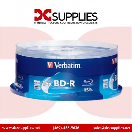 Verbatim 97457 BD-R Blu-Ray 25GB 16x (25 Pack Spindle (97457)