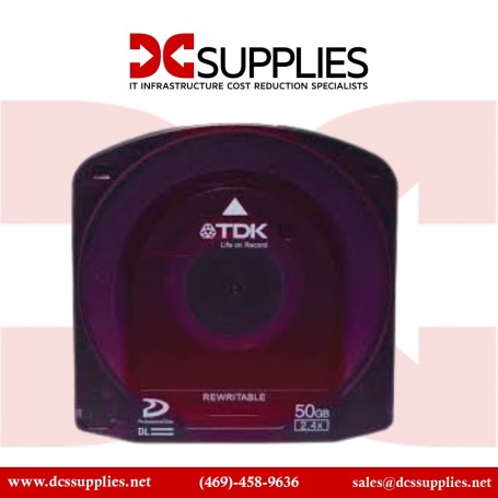 TDK 61762 50GB 2.4X Jewel Case Professional Disc DL Model (61762)