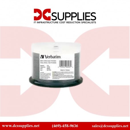 Verbatim 98485 25GB BD-R 16X Shiny Silver Hub Printable 50-Pack (98485)