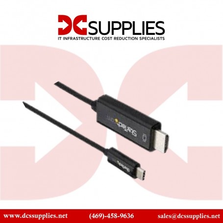 StarTech.com CDP2HD2MBNL 6ft USB-C to HDMI Cable - 4K 60Hz USB-C HDMI 2.0 Video Adapter (CDP2HD2MBNL)