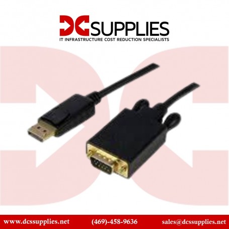 StarTech.com DP2VGAMM6B 6ft DisplayPort to VGA Adapter Cable DP to VGA - Black (DP2VGAMM6B)