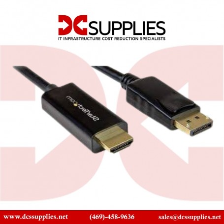 StarTech.com DP2HDMM1MB 3 ft / 1m DisplayPort to HDMI Converter Cable - 4K (DP2HDMM1MB)