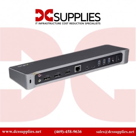 StarTech.com DK30CH2DEP 4K Triple Monitor USB-C Docking Station with 2x DisplayPort (DK30CH2DEP)
