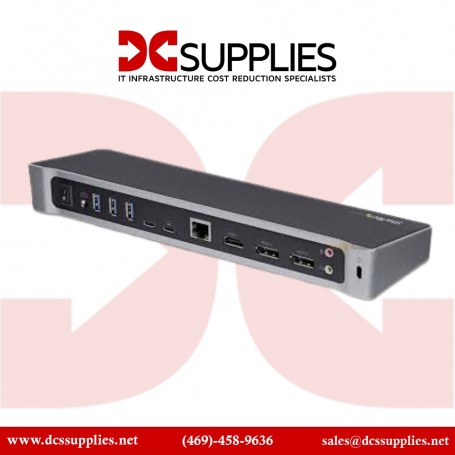 StarTech.com DK30CH2DEP 4K Triple Monitor USB-C Docking Station with 2x DisplayPort (DK30CH2DEP)