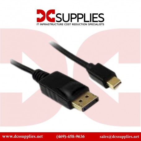 StarTech.com MDP2DPMM6 6ft (2m) Mini DisplayPort to DisplayPort 1.2 Cable - 4K x 2K UHD (MDP2DPMM6)