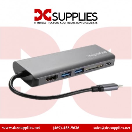 StarTech.com DKT30CSDHPD3 USB-C Multiport Adapter - USB-C to 4K HDMI - PD 3.0/Hub/GbE/SD (DKT30CSDHPD3)