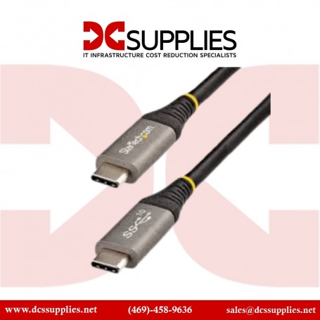 StarTech.com USB31CCV1M 3ft USB C Cable 10Gbps, USB-IF Certified, 100W/5A, DP Alt Mode (USB31CCV1M)