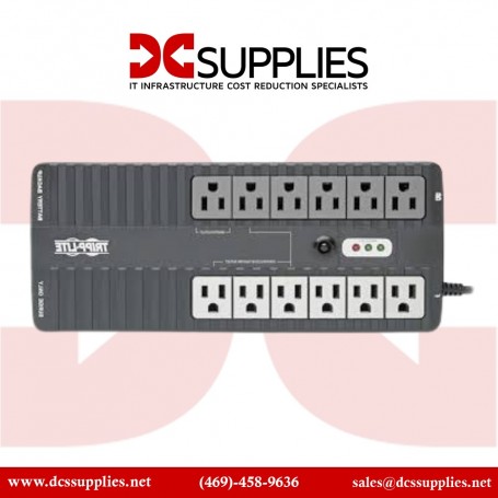 Tripp Lite ECO900UPSM 900VA Energy-Saving Standby UPS with 12 Outlets and USB (ECO900UPSM)