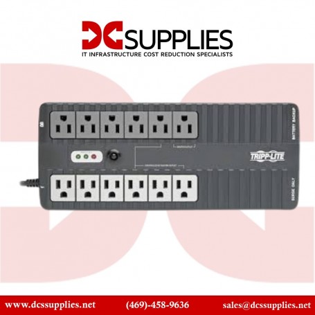Tripp Lite ECO900UPSM 900VA Energy-Saving Standby UPS with 12 Outlets and USB (ECO900UPSM)