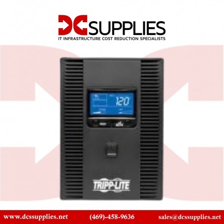 Tripp Lite SMART1300LCDT 1300VA Tower UPS with LCD, AVR, USB, and RJ45 (SMART1300LCDT)
