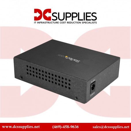 StarTech MCMGBSCMM055 Multimode SC Fiber Ethernet Media Converter Bridge 10/100/1000 (MCMGBSCMM055)