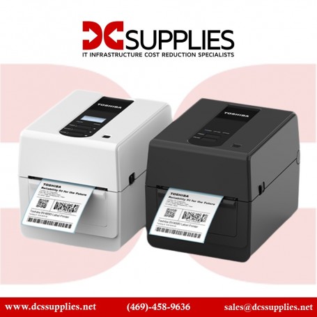 Toshiba BV420DTS02QMS Direct Thermal Label Printer 203 dpi USB LAN Compact Desktop (BV420DTS02QMS)