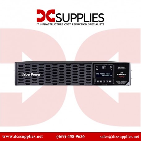 CyberPower PR1500RTXL2UN 1500VA 1500W Sine Wave 2U Rack Tower Ups 3-Year (PR1500RTXL2UN)