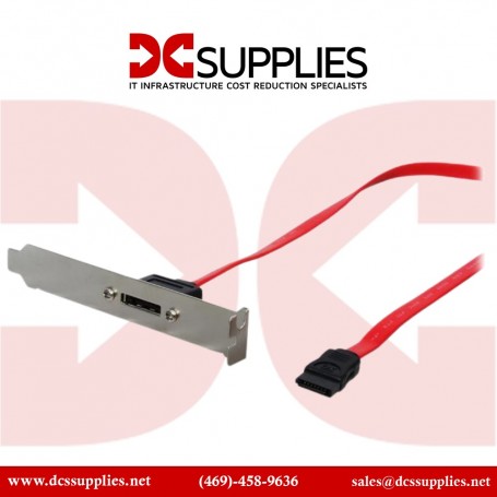 StarTech ESATAPLATE2 data transfer cable with 2-Port SATA to eSATA Slot Plate Bracket (ESATAPLATE2)