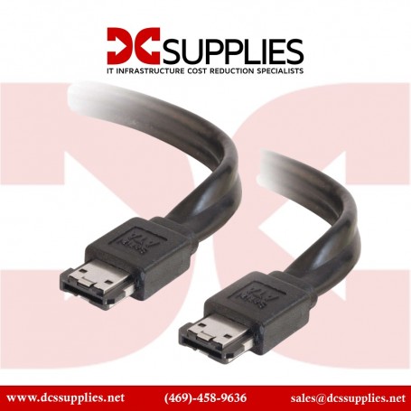 Startech ESATA3 3 Ft Shielded External eSATA Data Transfer Cable M/M Serial ATA 150 (ESATA3)