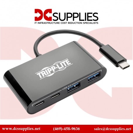Tripp Lite U460-004-2A2CB USB-C Hub Adapter with 2x USB-C & 2x USB-A (U460-004-2A2CB)