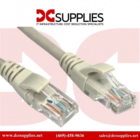 Tripp Lite N201-025-GY 25ft Cat5e 350MHz Strain-Relief Molded Patch Cable RJ45 M/M Gray (N201-025-GY)