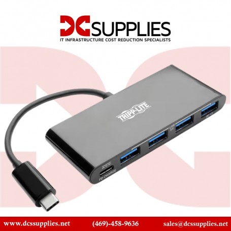 Tripp Lite U460-004-4AB 4-Port USB 3.1 Hub, 4x USB-A, Thunderbolt Black (U460-004-4AB)