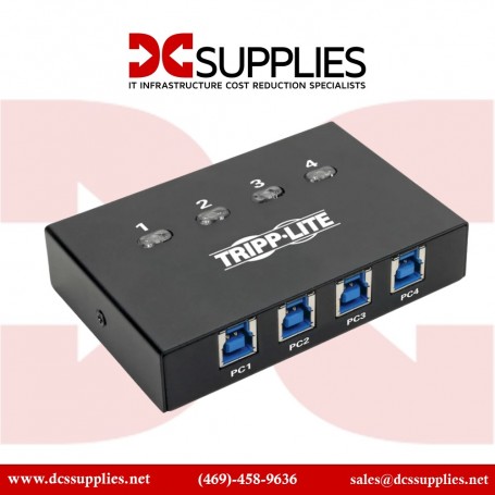 Tripp Lite U359-004 4-Port USB 3.0 Peripheral Sharing USB Switch SuperSpeed (U359-004)
