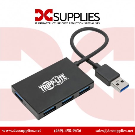 Tripp Lite U360-004-4A-AL USB Hub 3.0 Slim 4-Port SuperSpeed Aluminum (U360-004-4A-AL)