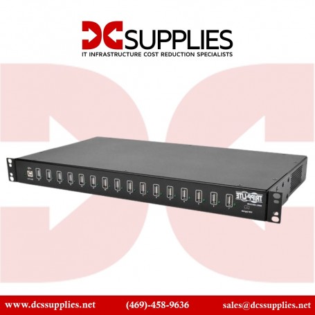 Tripp Lite U280-016-RM 16-Port USB Charging Docking Station with Syncing Function (U280-016-RM)