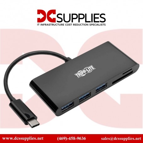 Tripp Lite U460-003-3AMB USB Hub 3.1 Gen 1 USB-C Portable Adapter (U460-003-3AMB)