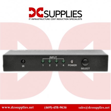 Tripp Lite B119-004-UHD 4-Port HDMI Switch for 4K UHD Video & Audio with Remote (B119-004-UHD)